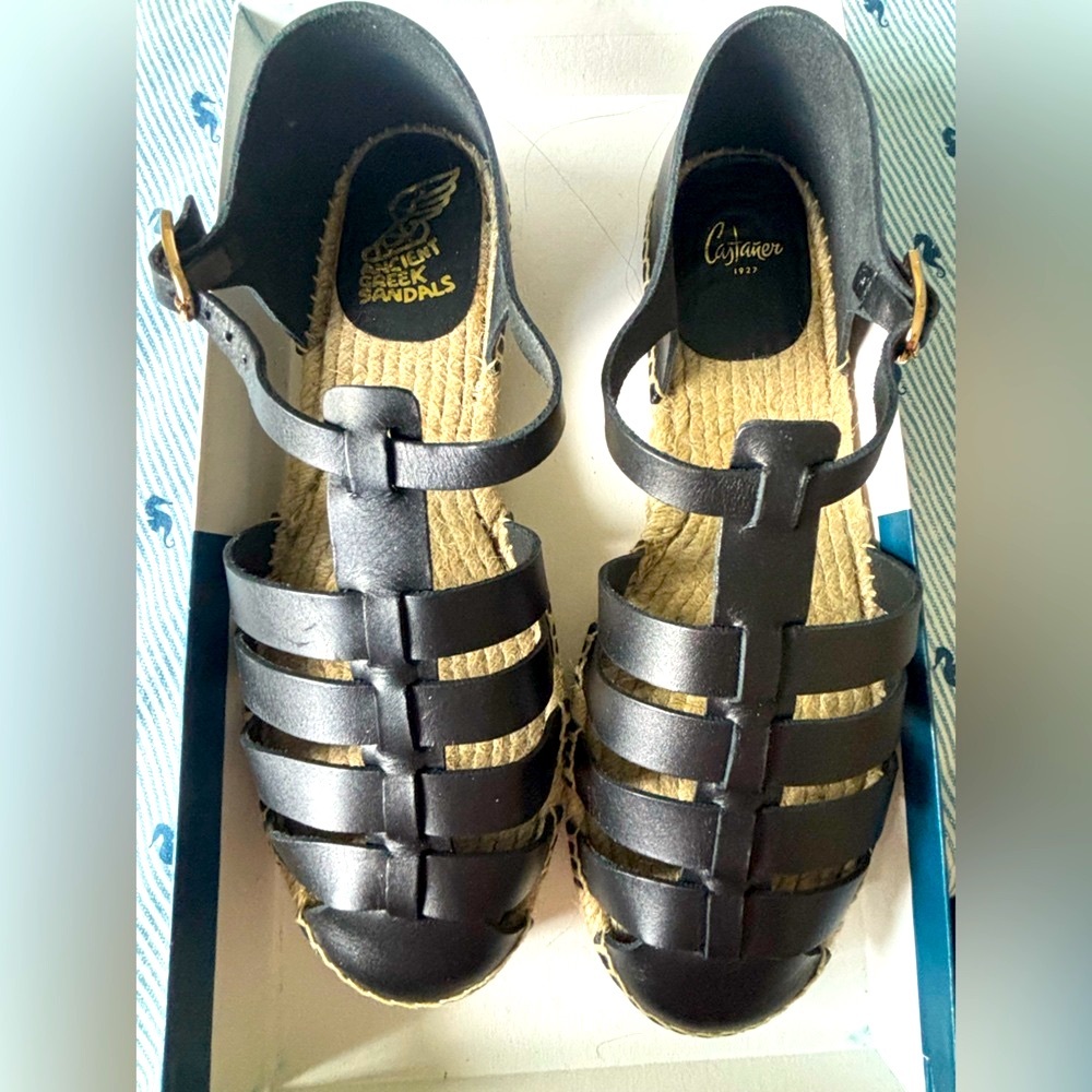Limited edition Castañer x Black-espadrille, NEW!